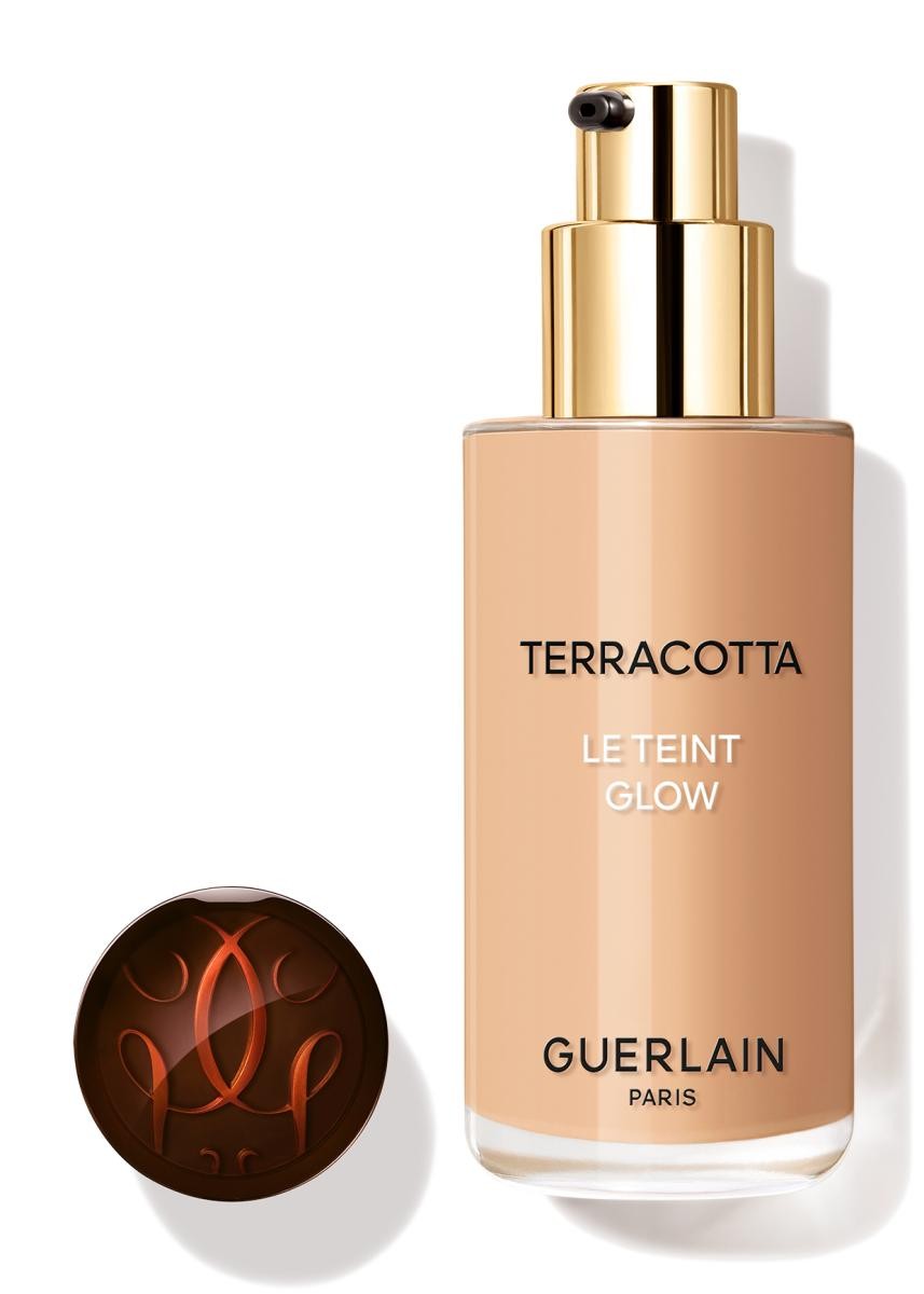Guerlain Terracotta Le Teint Glow Fondotita luminosità effetto naturale a lunga tenuta - No Transfer 3W Warm / Doré