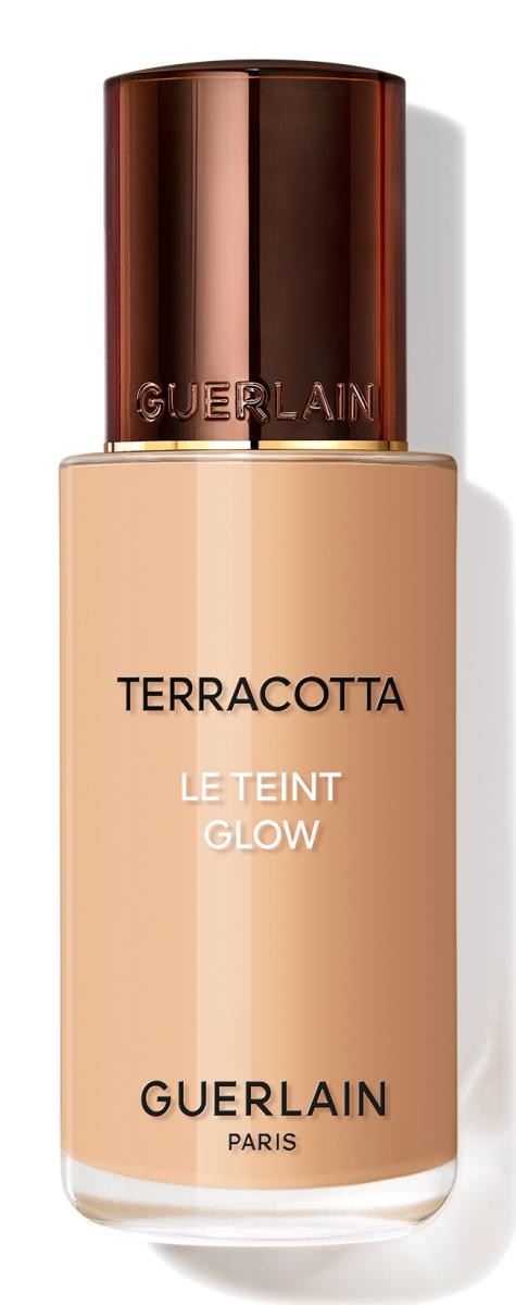 Guerlain Terracotta Le Teint Glow Fondotita luminosità effetto naturale a lunga tenuta - No Transfer 3W Warm / Doré